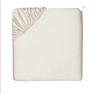 SFERRA Larro Fitted Sheet, California King. Color: Beige